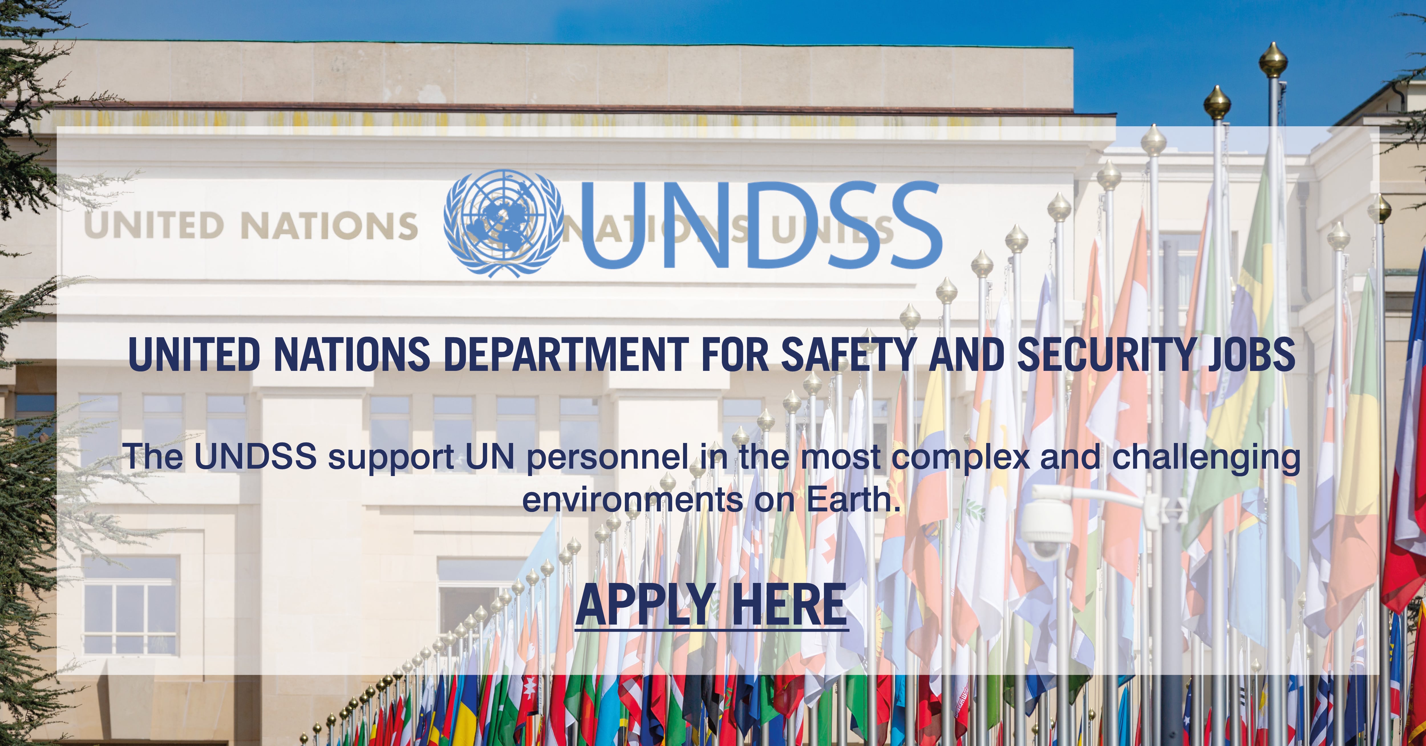 United Nations Department for Safety and Security Jobs