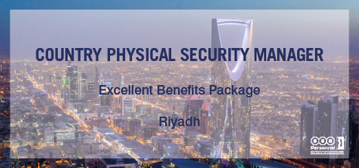 Country Physical Security Manager Web Banner