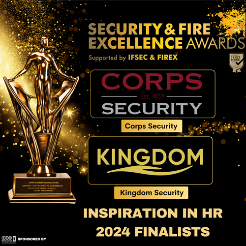 Announcing your FINALISTS for the coveted Inspiration in HR Award 2024: Corps Security & Kingdom Security Services! Winner to be revealed at Security & Fire Excellence Awards (2nd December at Marriott International)